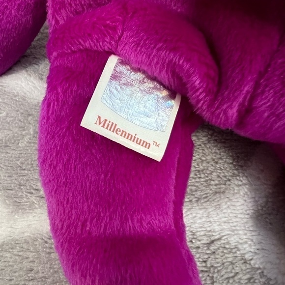 Ty Beanie Babies Millennium Plush Toy Bear Retired Birthday January 1, 1999 - Picture 5 of 10